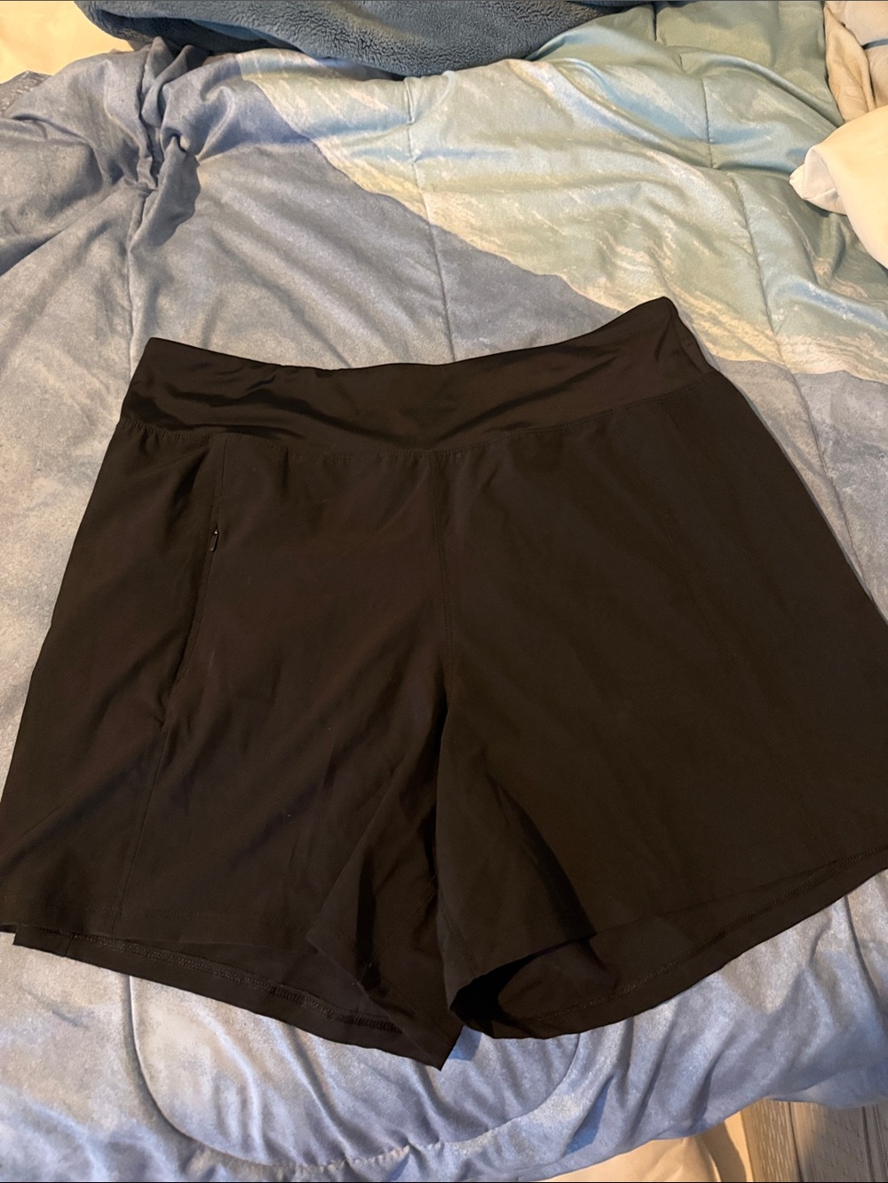 Hurley Black Women's Athletic Shorts with Wide Waistband